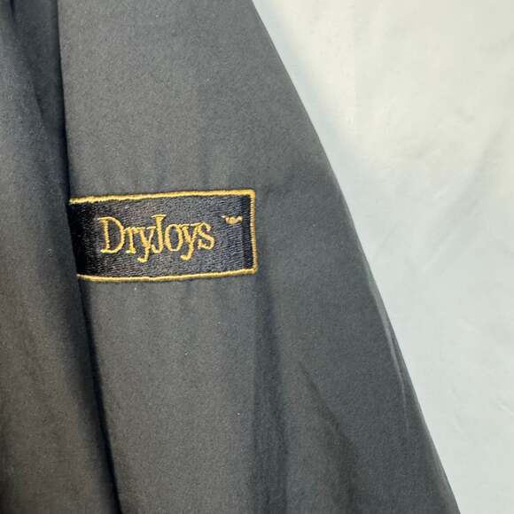 Footjoy Dryjoy Windbreaker Jacket Mens Large Black/Houndstooth - Picture 4 of 11